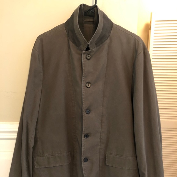 AllSaints Remley Blazer in Bitter Brown - Picture 2 of 7